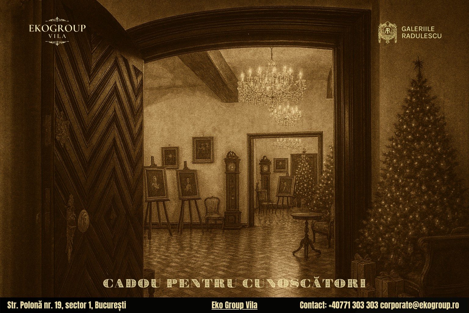 Cadou de Crăciun Inspirat: O Călătorie în Timp la Expoziția „Crăciunul anilor ’30” de la Eko Group Vila